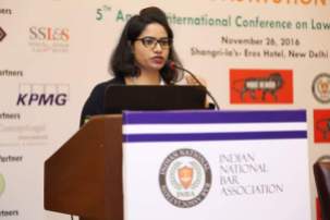 Project Abhimanyu presentation on Legal sector reforms the 67Th Constitution day Celebration by Indian National Bar Association, 26.11.2016 at Shangri-La Eros Hotel, New Delhi