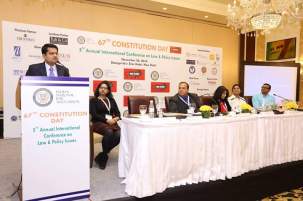 Panel discussion on Legal Sector- the way forward at the 67Th Constitution day Celebration by Indian National Bar Association, 26.11.2016 at Shangri-La Eros Hotel, New Delhi